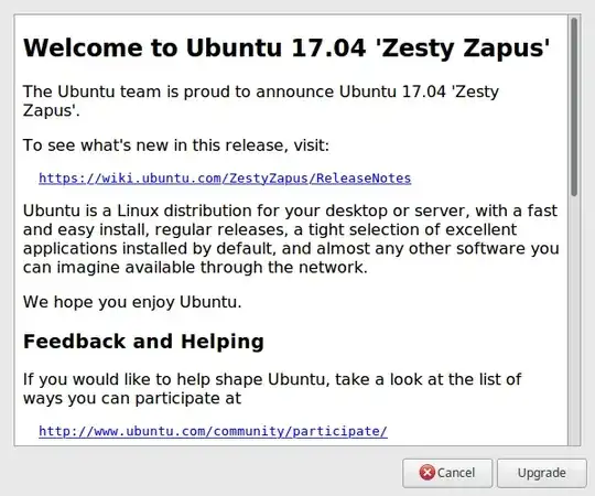 update manager offering upgrade to 17.04