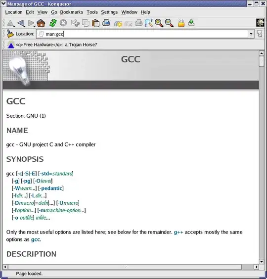 Man page in Konqueror