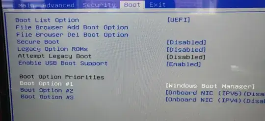 This is my Windows PC BIOS