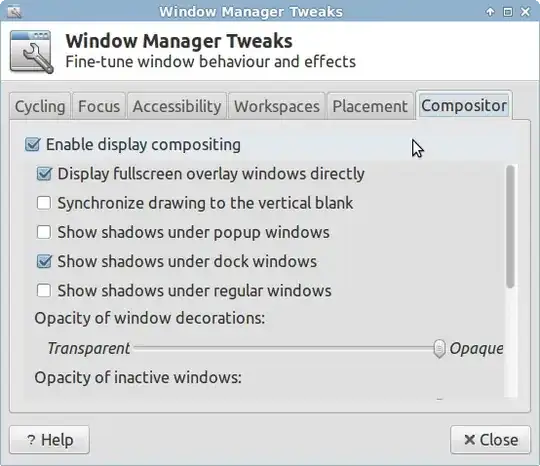 enable composite for xfwm4