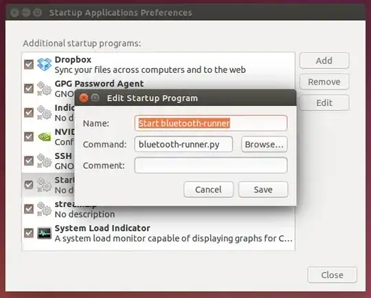 Add startup applications