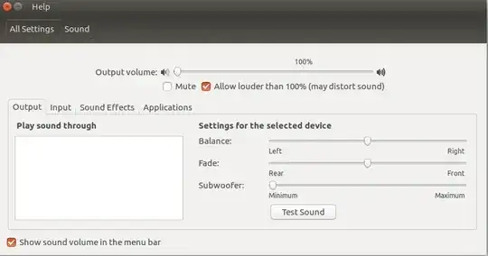 pulseAudio not found, no audio devices