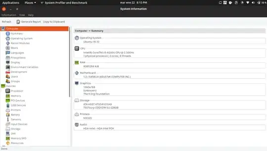 Here are the details of my pc (Ram, HDD, Processor, etc)