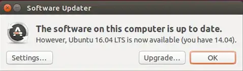 image of Software Updater release notification