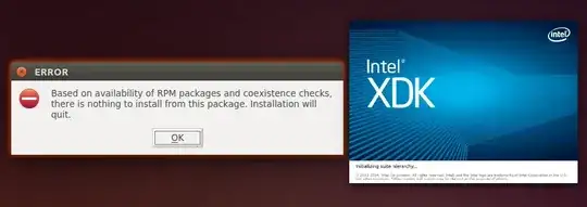 Error page returned during installation