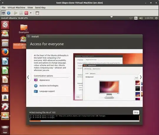 Fetching mirror information fails