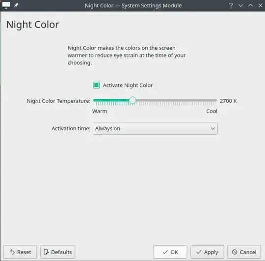 Manjaro KDE's Night Color - 3