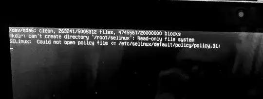 First thing that appers