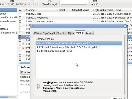 My synaptic shows this