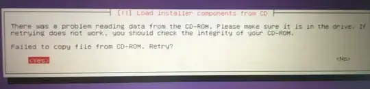 cd rom error with purple background