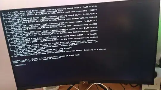 picture of the error