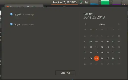 Open - notifications exist