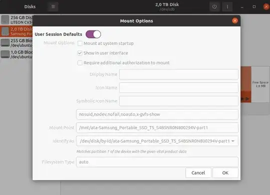 mount problems resolved