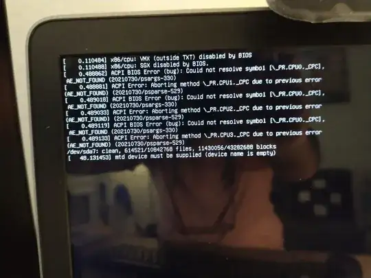 please see screenshot