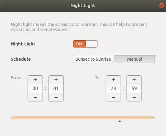 Ubuntu's Night Light