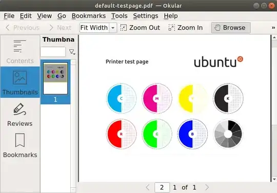 Okular on Ubuntu 18.04 LTS with GNOME