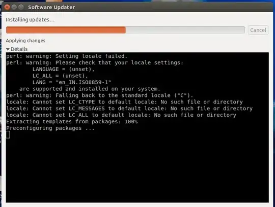 Updates failed to install