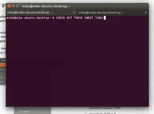 Screencap of MATE terminal