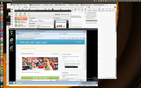"running Internet Explorer 8 within my Ubuntu machine"