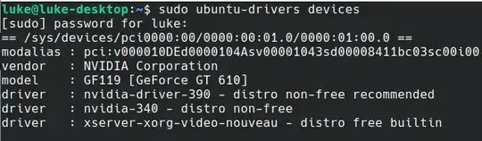 ubuntu-drivers output
