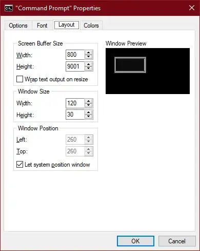 Command Prompt Properties