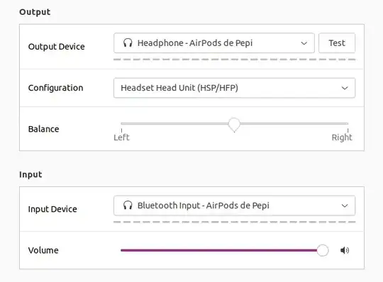 airpods connected in HSP/HFP mode