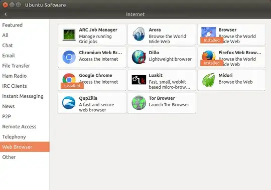 Ubuntu Software Web Browsers