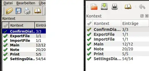 Left: ugly; Right: correct version