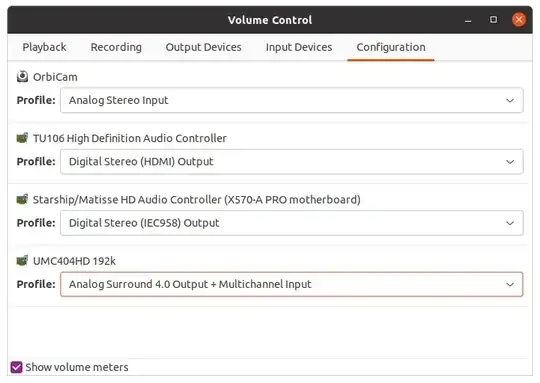 Analog Surround 4.0 Output + Multichannel Input