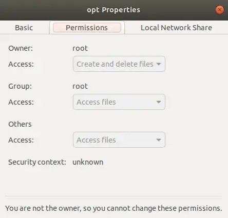 Nautilus doesn't show ownership change