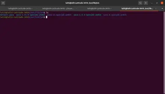 usr/lib/jvm contents