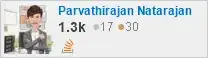 profile for Parvathirajan Natarajan on Stack Exchange, a network of free, community-driven Q&A sites