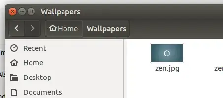 Wallpaper preview Nautilus