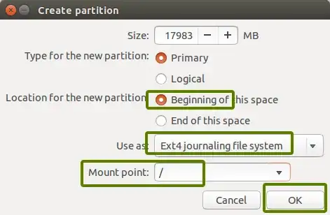 Root partition