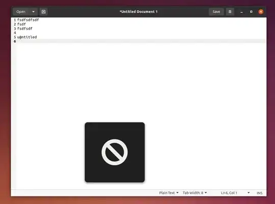 Here is a screenshot of what shows up when I press the double quote key.
