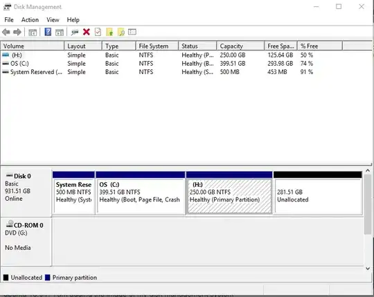 disk types and partition