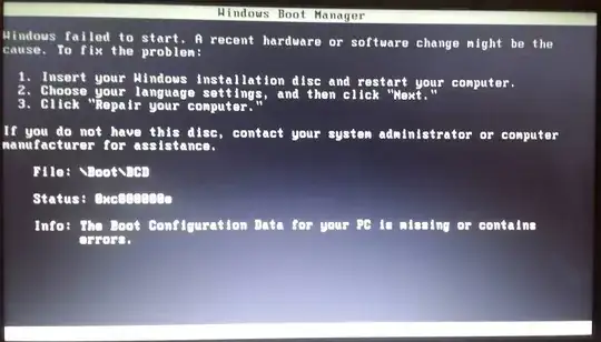 Windows failiied to start. A recent hardware of software change might be the cause To fix the problem....