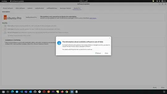 Notification to update cache
