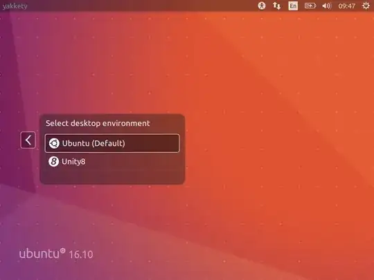 Ubuntu desktop selector