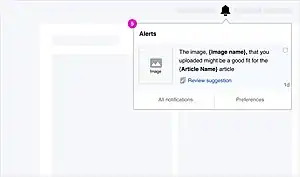 5. Notify users who have uploaded an image if the image(s) they’ve uploaded are a match to any articles on wikis in the language(s) the user speaks.