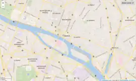 Adding labels in a new language to OpenStreetMap. Here, the user enters an English name for a Greek village.