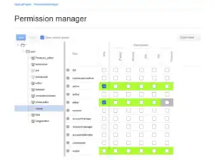 Permission manager