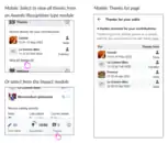  Show the count of the number of times someone has received “Thanks” from another editor for a specific edit they made.  Note: This uses the existing mechanism for thanking someone for an edit.
