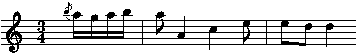Incipit Menuett (Boccherini)
