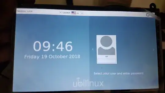 Login Page. This is the page I want to remove. I have several options as you can see on top left corner 8n Session. I want to use LXDE as my current session.
