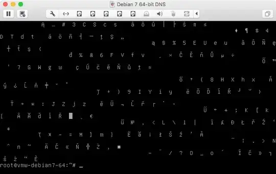 redirecting showconsolefont inside tmux