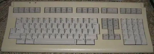 An LK401 keyboard