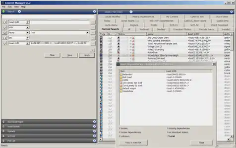 commons:File:Trainz CM Tricks-01 in TS10 (w-small icons) Using an ORed KUID list to view fixed asset and then to see certain dependencies not in first KUID group.png