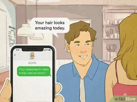 Image titled Secretly Flirt with a Girl Step 3