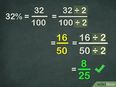 Image titled Convert a Percentage to a Fraction Step 8